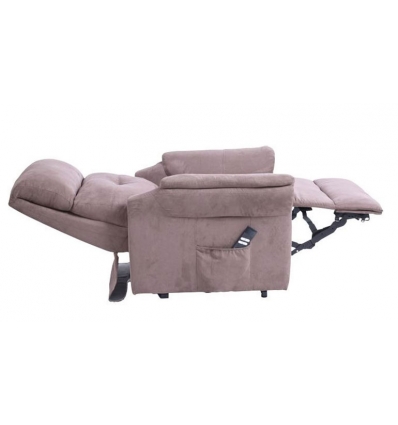 Fauteuil releveur 2 moteurs Diamant Maxi microfibre taupe