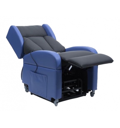 Fauteuil releveur 2 moteurs Proclassic bleu
