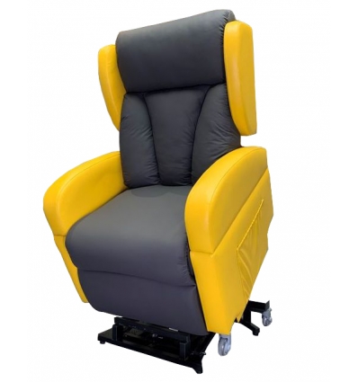 Fauteuil releveur 2 moteurs Proclassic jaune