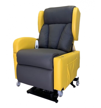 Fauteuil releveur 2 moteurs Proclassic jaune