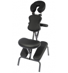 Chaise de massage pliante Kinchair noire