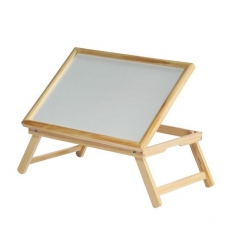 Table de lecture au lit inclinable pin massif