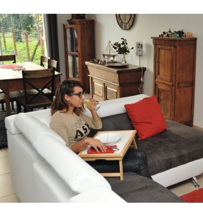 Table de lit inclinable