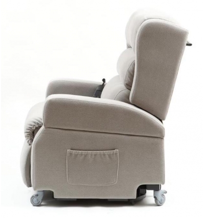 Fauteuil releveur 2 moteurs Wellington gris clair