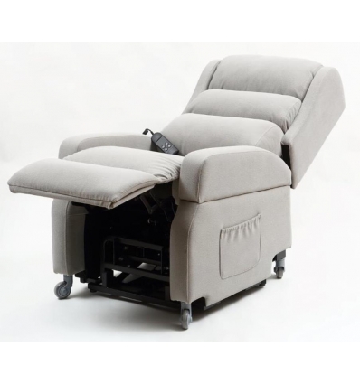 Fauteuil releveur 2 moteurs Wellington gris clair