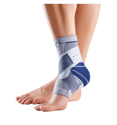 Chevillère active MalleoTrain S Bauerfeind titane bleu