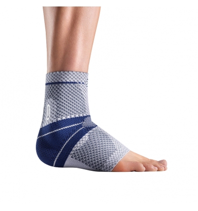 Chevillère active de contention MalleoTrain Bauerfeind titane bleu