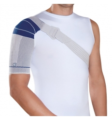 Orthèse d'épaule OmoTrain S Bauerfeind titane bleu