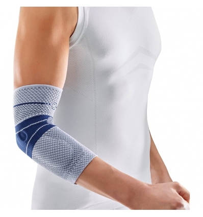 Orthèse de coude Epitrain Bauerfeind titane bleu