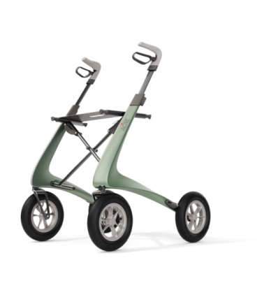 Rollator 4 roues léger Carbon Overland vert