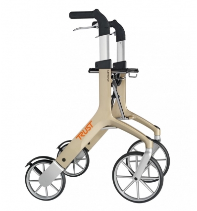 Rollator de luxe 4 roues Let's Fly beige
