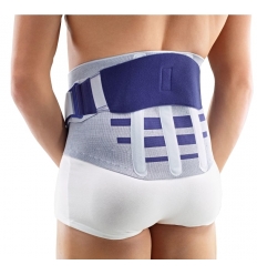 Ceinture lombaire pour le dos LumboLoc Forte Bauerfeind titane / bleu