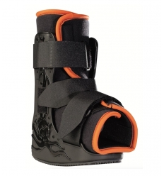 Botte de marche enfant orthopédique MiniTrax Procare noir / orange
