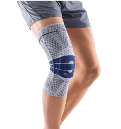 Genouillère active GenuTrain Bauerfeind titane / bleu