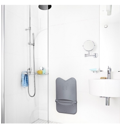 Siège de douche mural Etac Relax gris