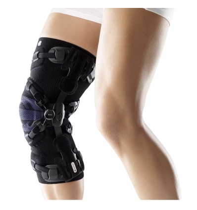 Orthèse de gonarthrose GenuTrain OA noir-bleu