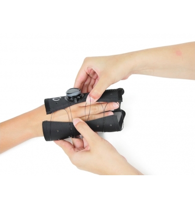 Attelle thermoformable Exos poignet-main noir