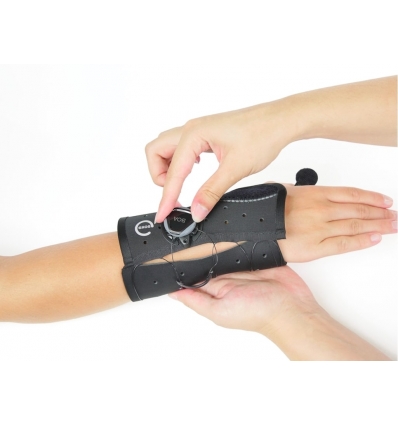 Attelle thermoformable Exos poignet-main noir