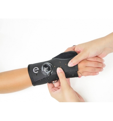 Attelle thermoformable Exos poignet-main noir
