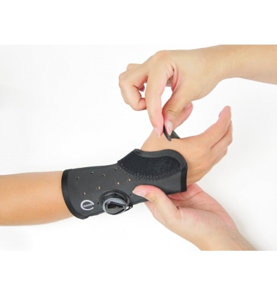 Attelle thermoformable Exos poignet-main noir