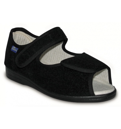 Chaussures orthopédiques femme & homme Chut Cotton Dr. Comfort noir