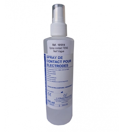 Spray pour électrode auriculaire TENS nerf vague