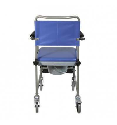 Chaise percée à roulettes Kelis vue de dos