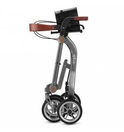 Rollator 4 roues pliable Trive Uplivin gris