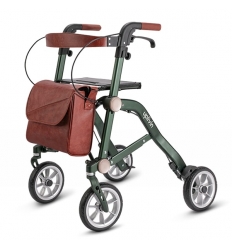 Rollator 4 roues compact Trive Uplivin vert