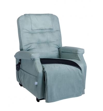 Fauteuil releveur 1 moteur Classic Cover fibre amande