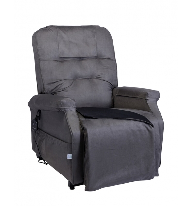 Fauteuil releveur 1 moteur Classic Cover fibre titane