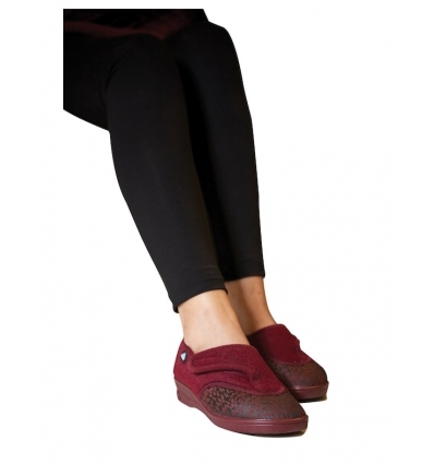 Chaussures orthopédiques femmes Chut Venus bordeaux