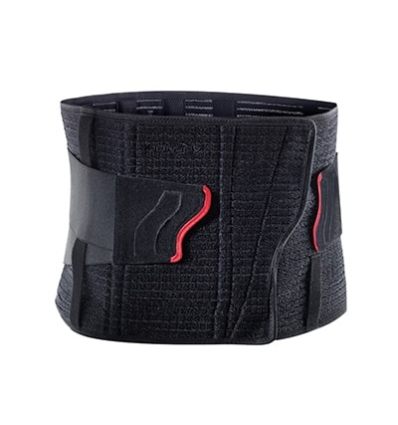 Ceinture lombaire et abdominale Duostrap Donjoy noir et rouge