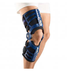 Attelle de genou Mos-Genu Bauerfeind bleu