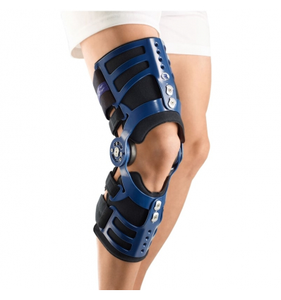 Attelle de genou Mos-Genu Bauerfeind bleu