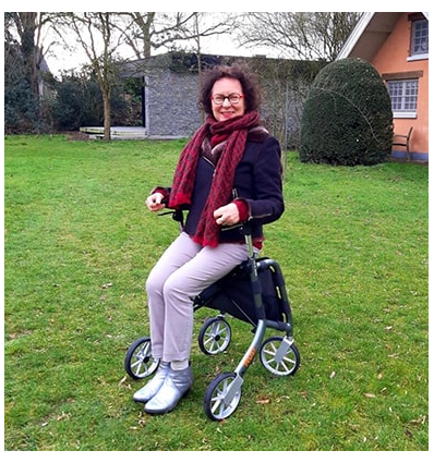 Rollator 4 roues Let's Shop avec caddie