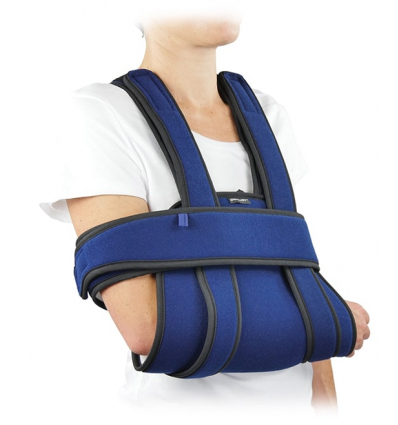 Echarpe contre écharpe d'immobilisation épaule et bras Immo Donjoy bleu