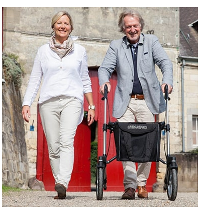 Rollator d'extérieur 4 roues Gemino 60