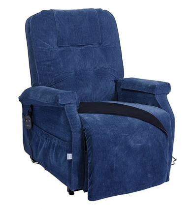 Fauteuil releveur 1 moteur Classic Cover blue