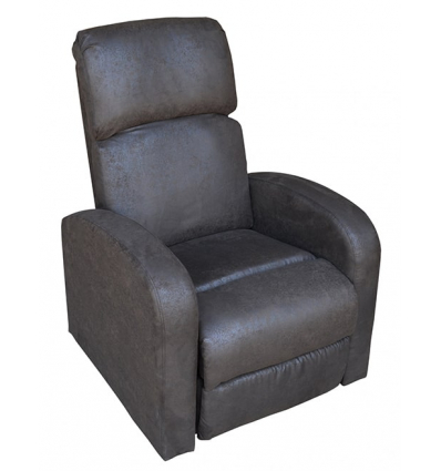 Fauteuil releveur 1 moteur Lazy'Up Vintage noir