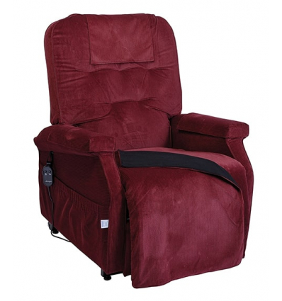 Fauteuil releveur 1 moteur Classic Cover velours cherry