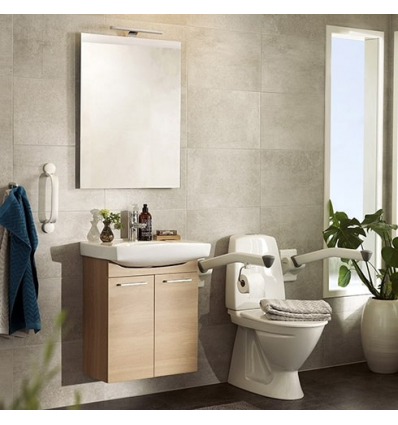 Accoudoir de toilettes Etac Rex blanc