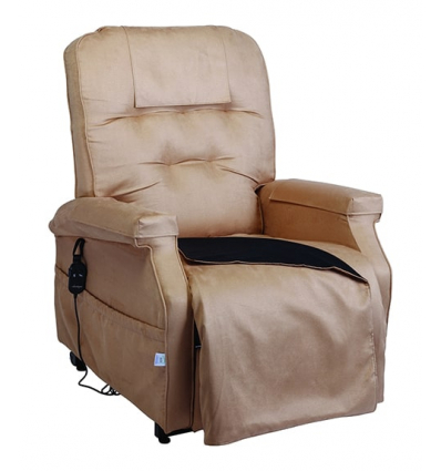 Fauteuil releveur 1 moteur Classic Cover fibre beige