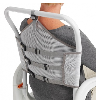 Dossier pour chaise de douche verte Etac Clean à hauteur fixe