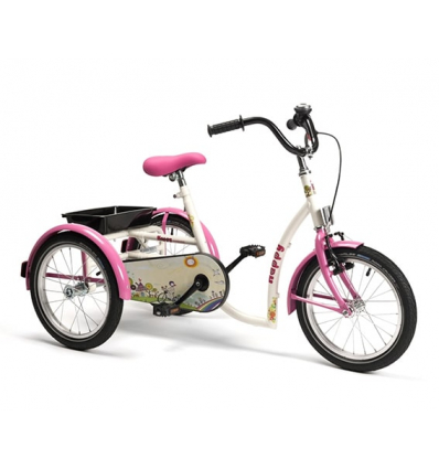 Tricycle enfant handicap 3 roues 2215 Vermeiren Happy rose