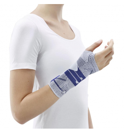 Attelle poignet Manutrain Bauerfeind titane bleu