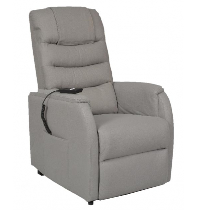 Fauteuil releveur 1 moteur Formentera gris clair