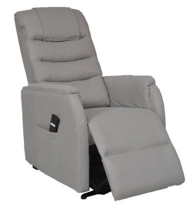 Fauteuil releveur 1 moteur Formentera gris clair