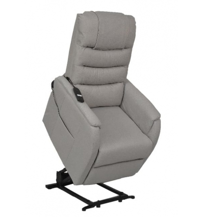 Fauteuil releveur 2 moteurs Formentera gris clair