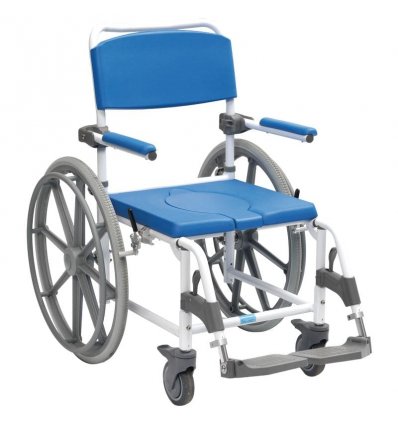 Chaise percée à roulettes Aston grandes roues 24"